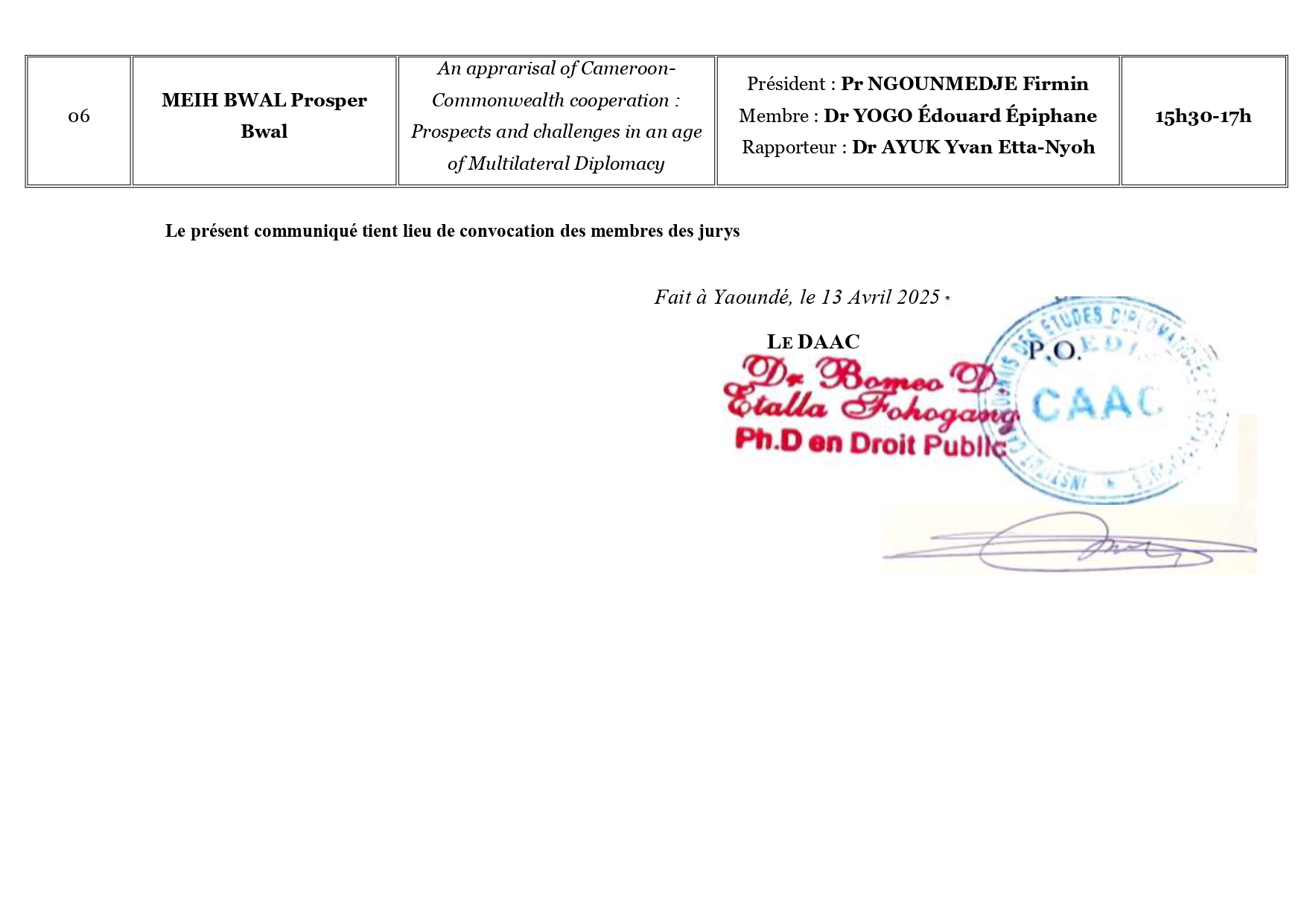 Communiqué - Page 3