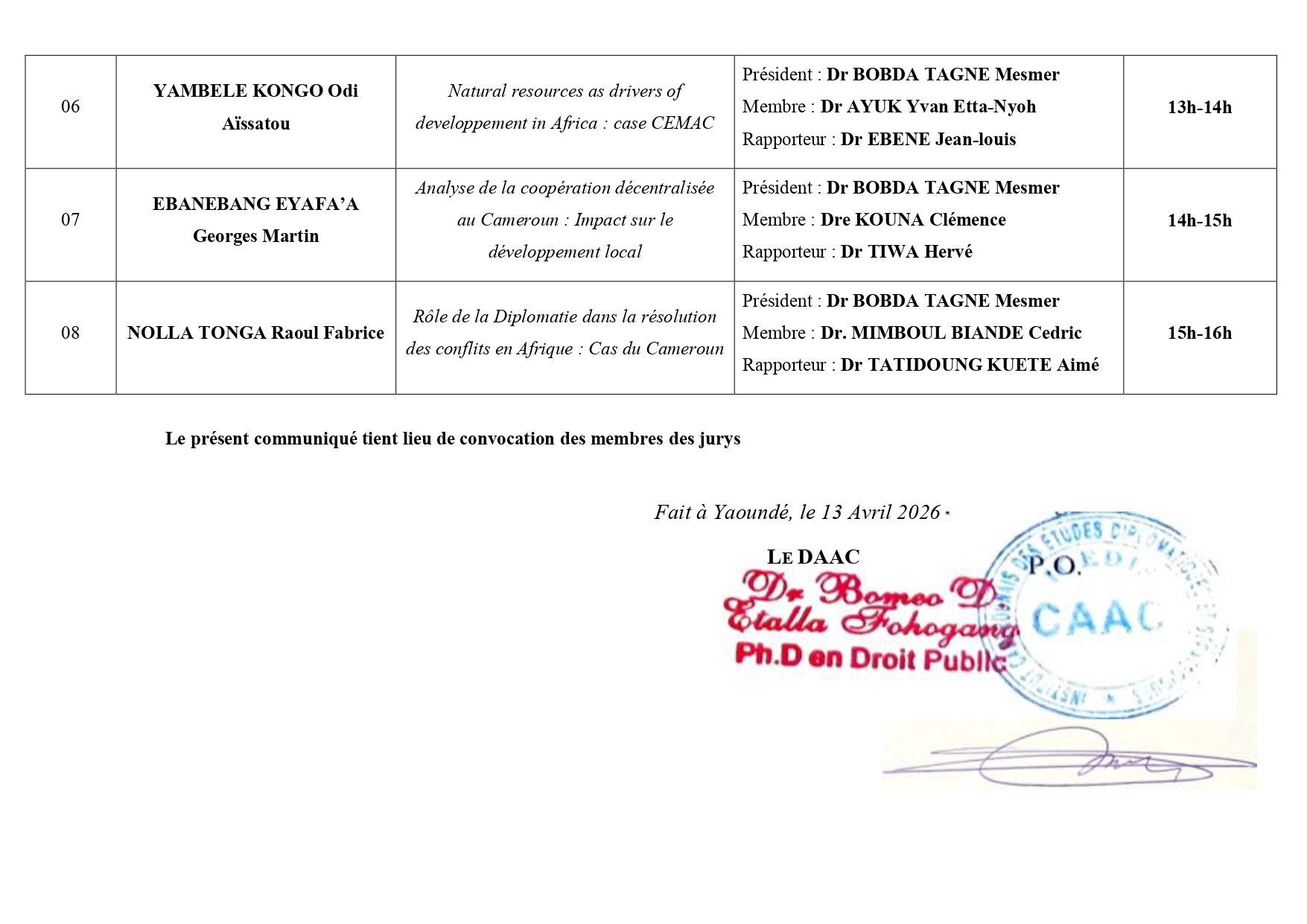 Communiqué - Page 3