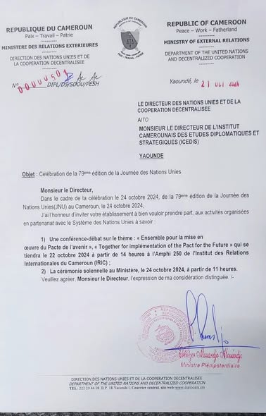 Communiqué - Page 1